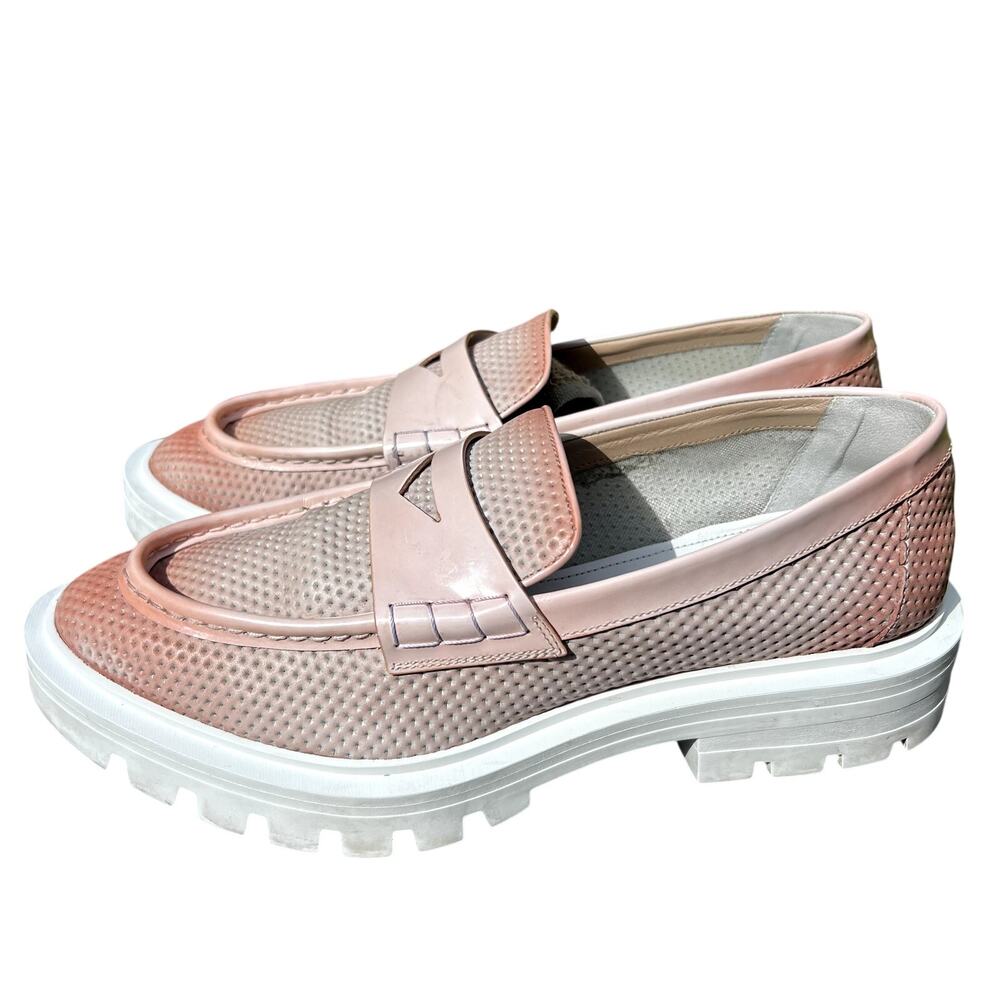 Santoni Cygnus Penny Loafer luxury shoe size EU 38.5, US 8